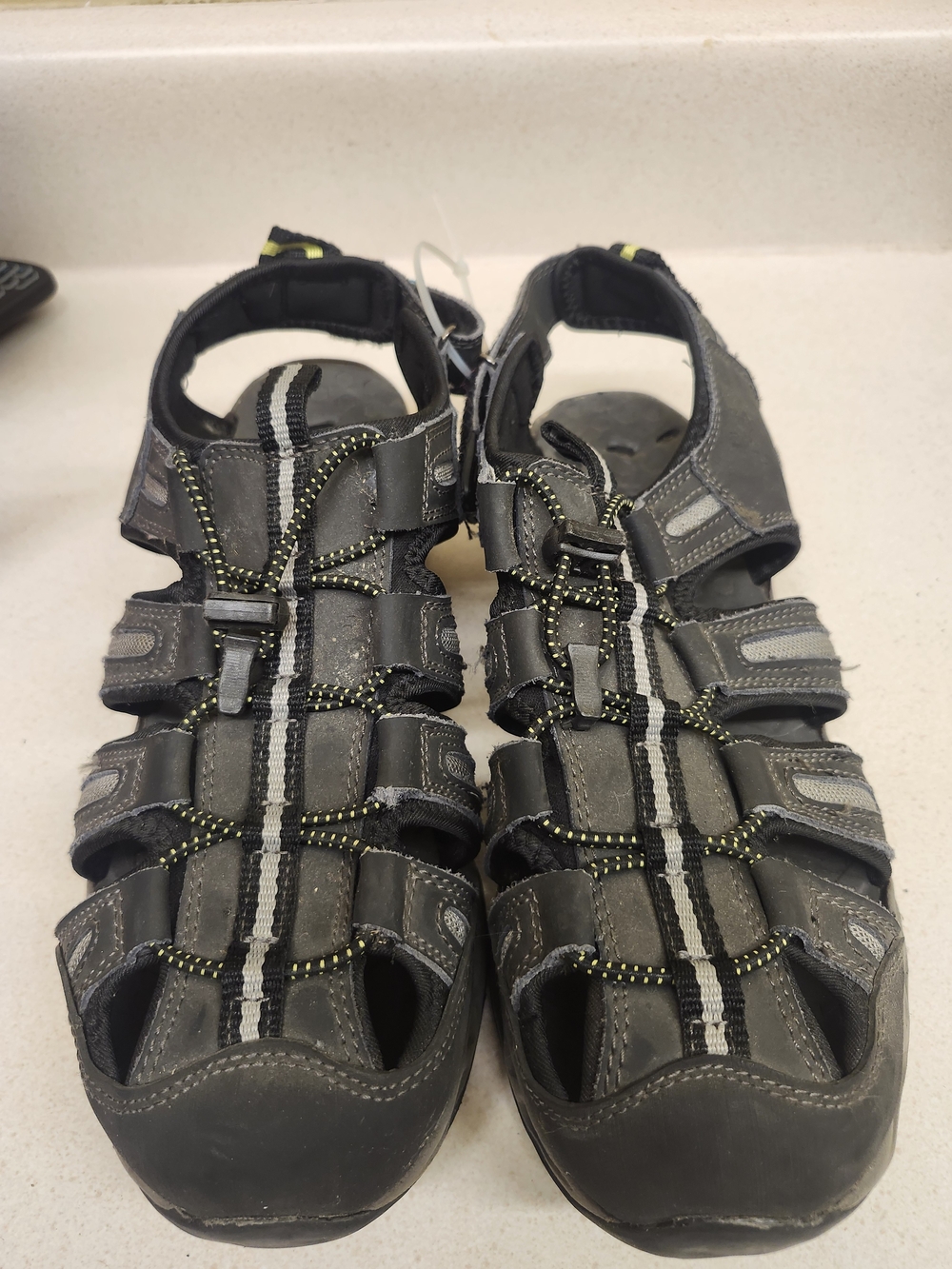 Men's Black & Gray Sport Sandals